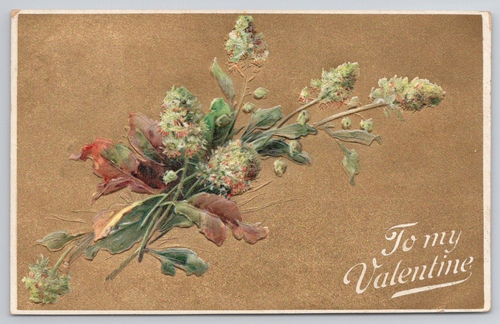1908 Embossed Floral 
