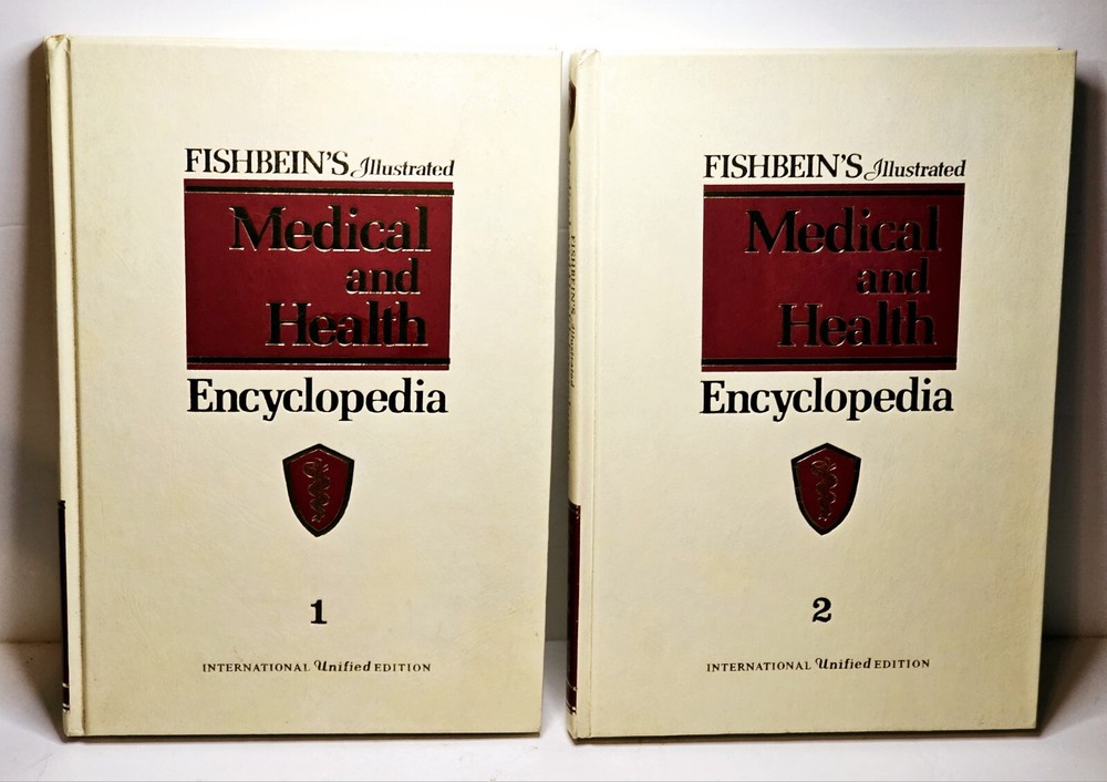 Fishbein's Illustrated Medical and Health Encyclopedia Vol. 1 & 2 Vintage 1981