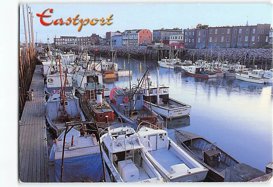 Postcard Eastport Maine USA