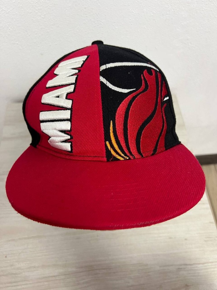 Miami Heat NBA New Era Hardwood Classics Snapback Big Logo Hat