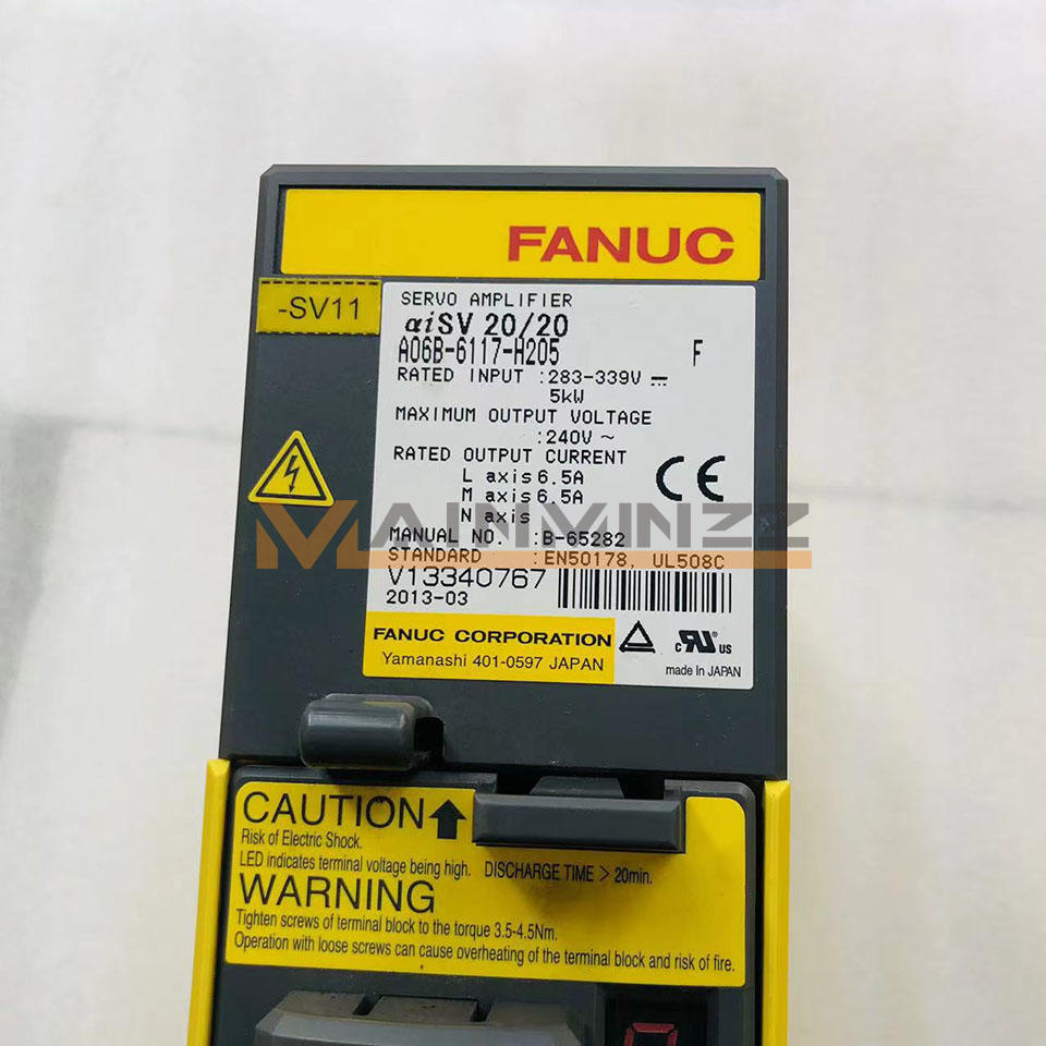 One Used Fanuc Servo Amplifier A06B-6117-H205 Tested
