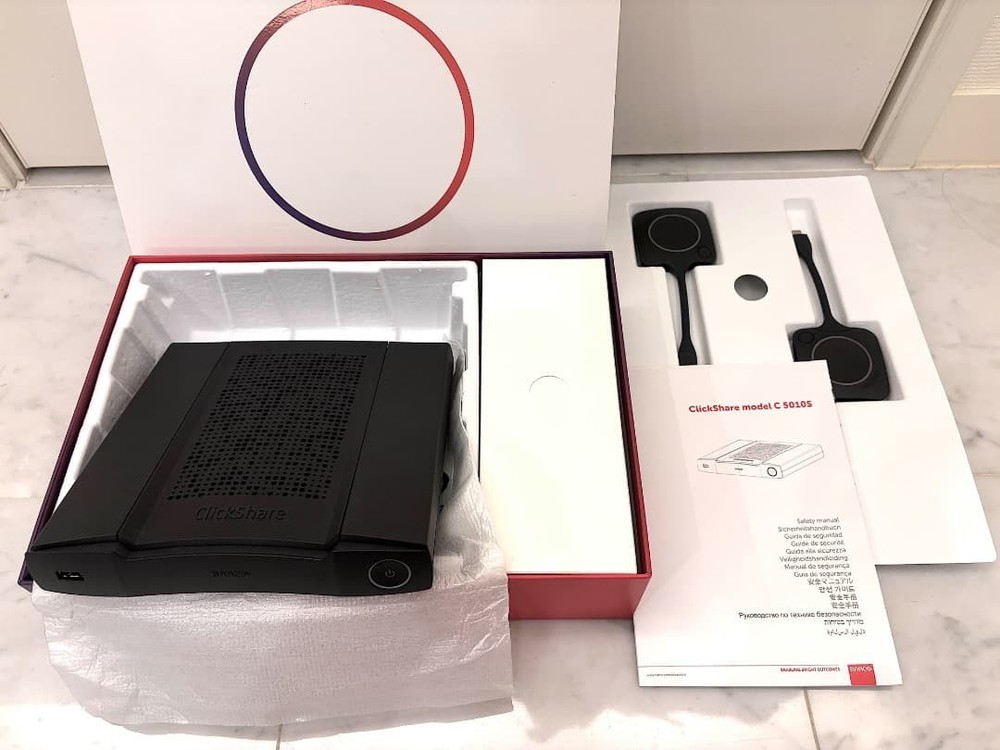 Barco ClickShare CX-50 Wireless Presentation System Clean Used Complete Japan