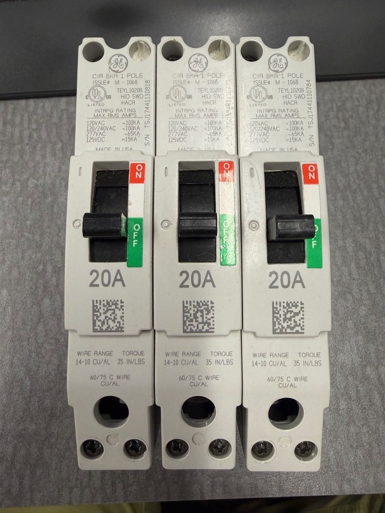 TEYL1020B ABB 1-Pole 20A Circuit Breaker NEW TAKE OUT