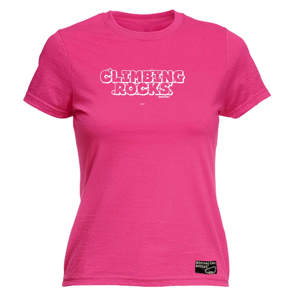 Rock Climbing Aa Rocks - Womens T Shirt Funny T-Shirt Novelty gift tshirt