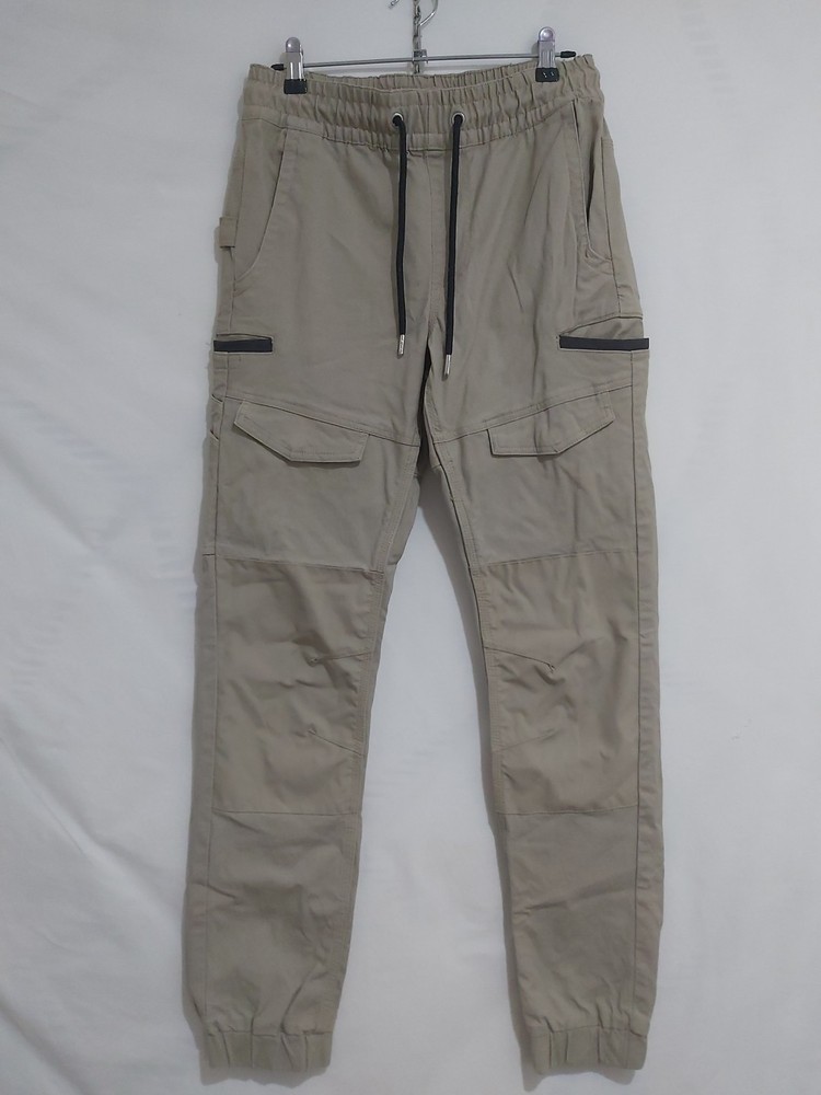 Bad Beige Cargo Pants Size 30/77 for Men - Casual Activewear Comfort