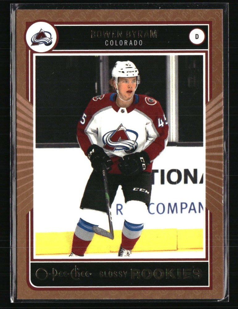 Bowen Byram 2020-21 Upper Deck Series 2 Glossy Rookies #R-13 Hockey Card