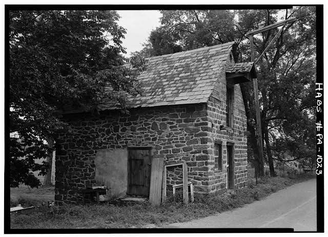 Stone House Pennsylvania 1900s Historic American Buildings Survey Cottage