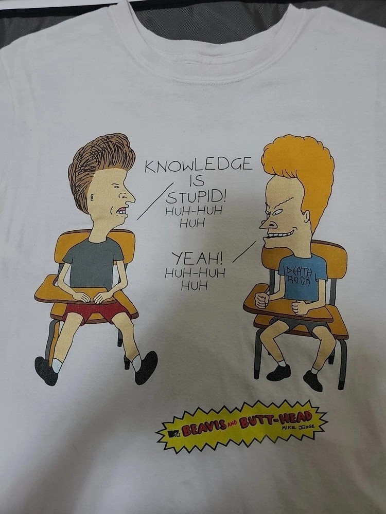 Beavis and Butthead Graphic Mike Judge MTV Tshirt Unisex S-5XL