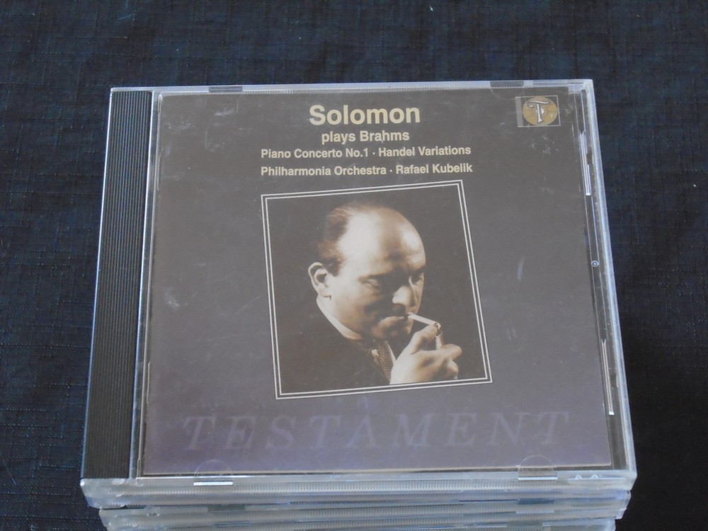 Brahms - Solomon Plays Piano Concerto No. 1/Variations Kueblik CD FREE SHIPPING