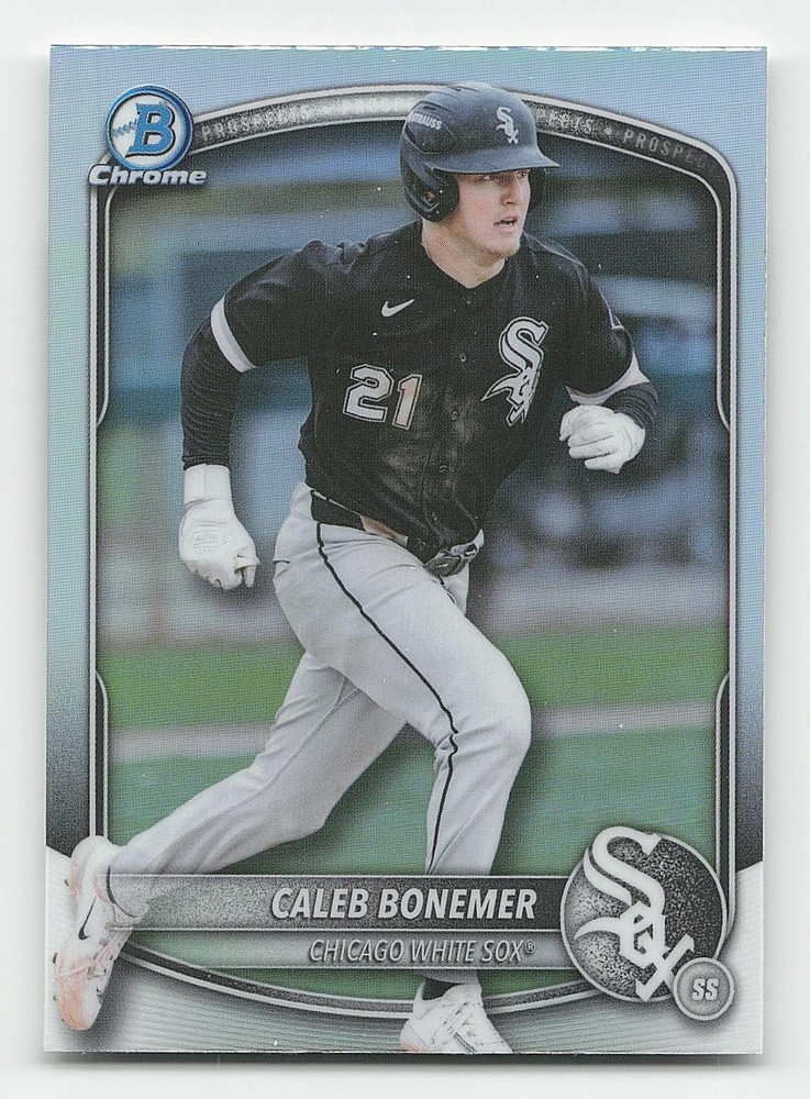 2025 Bowman Draft #BDC-184 Caleb Bonemer Chrome Refractor