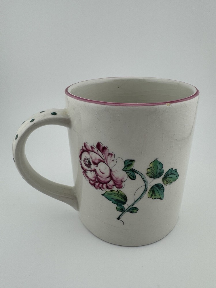 Vintage Tiffany & Co Strasbourg Flowers Portugal Floral Coffee Mug