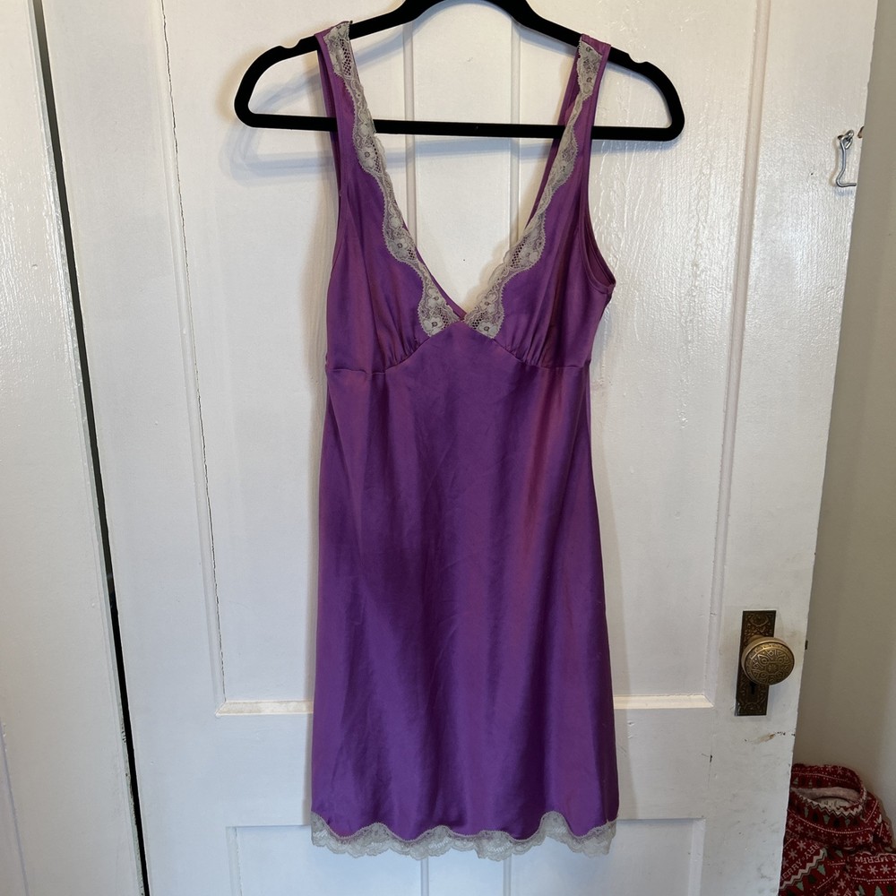 Victoria’s Secret purple slip With Lace