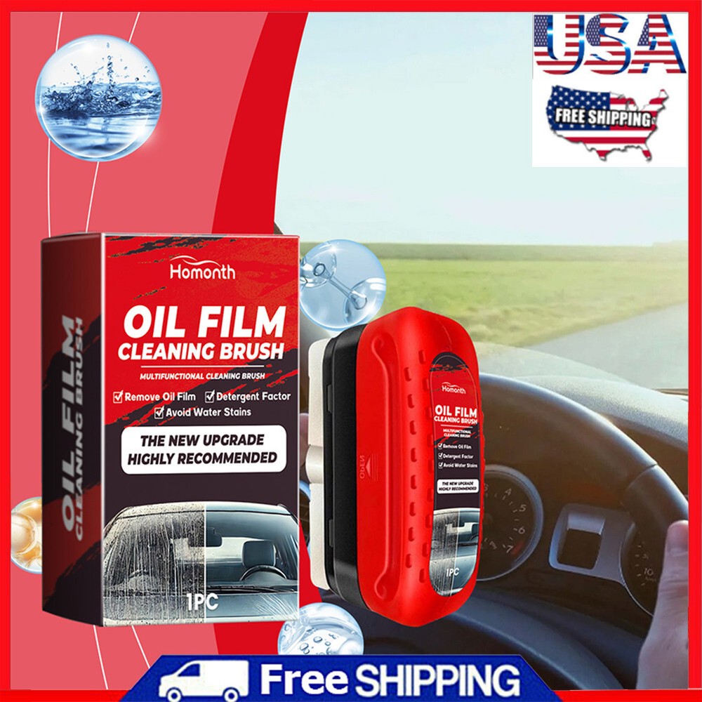 1PCS Car Glass Oil Film Cleaner 150g Capacity Windshield Cleaner Tool