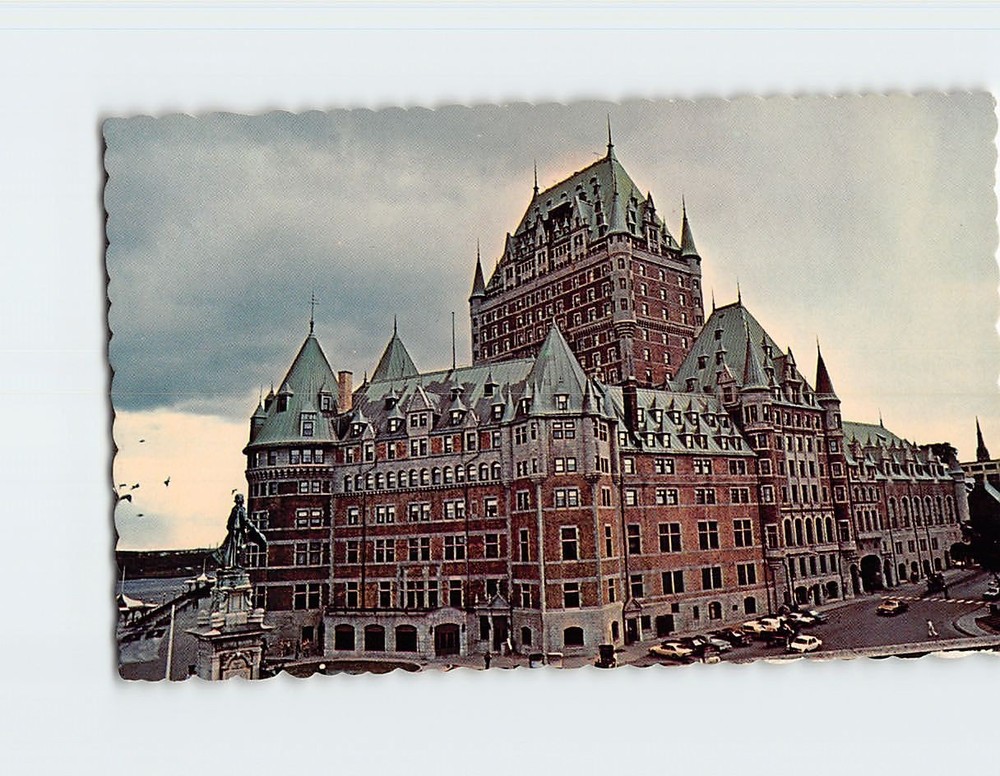 Postcard Chateau Frontenac Quebec City Canada