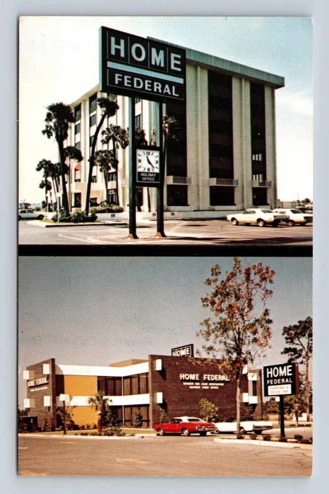 Port Richey FL-Florida Bayonet Point Office Holiday Office Vintage Postcard