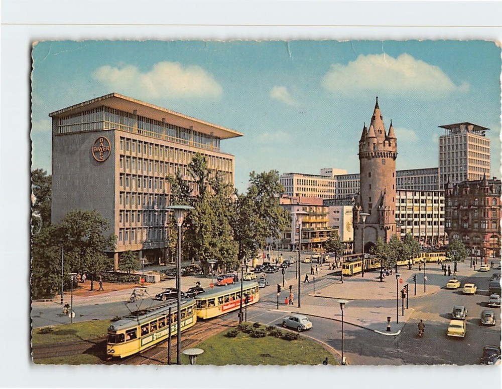 Postcard Am Eschenheimer Tor Frankfurt Germany