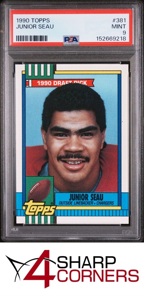 1990 Topps #381 Junior Seau Rc Chargers Hof Psa 9New cards listed daily! Check back often!