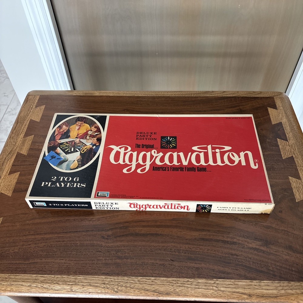 Vintage Aggravation Game 1970 Deluxe Party Edition Board Game