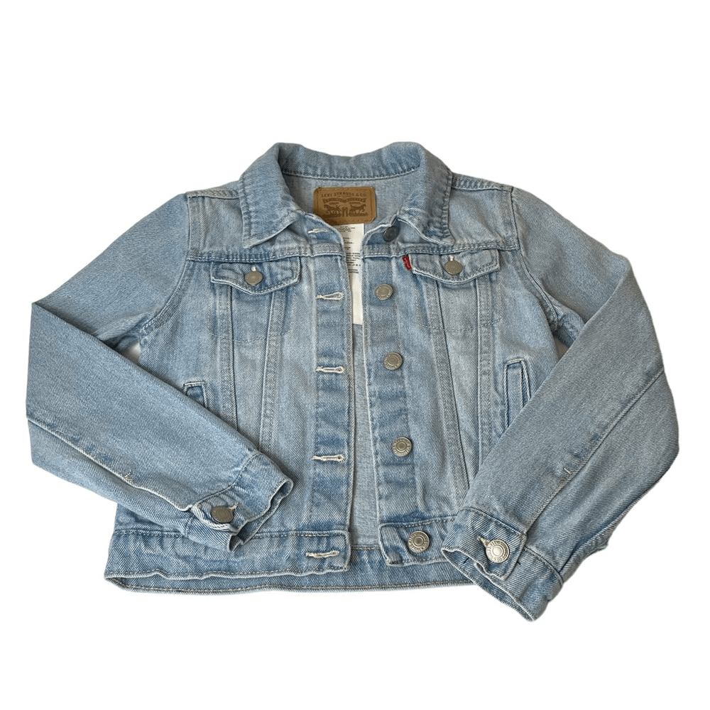 Levi’s Denim Jean Trucker Jacket Children Size Small 8-10