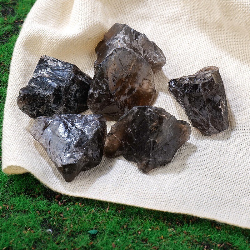 Raw Rough Smoky Quartz Crystal Stone Chunk Healing Mineral Rocks Gifts 100g