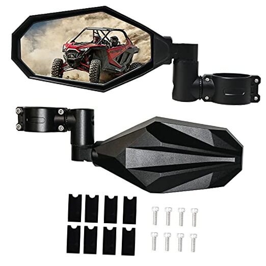 UTV Side Rear View Mirrors 1.75