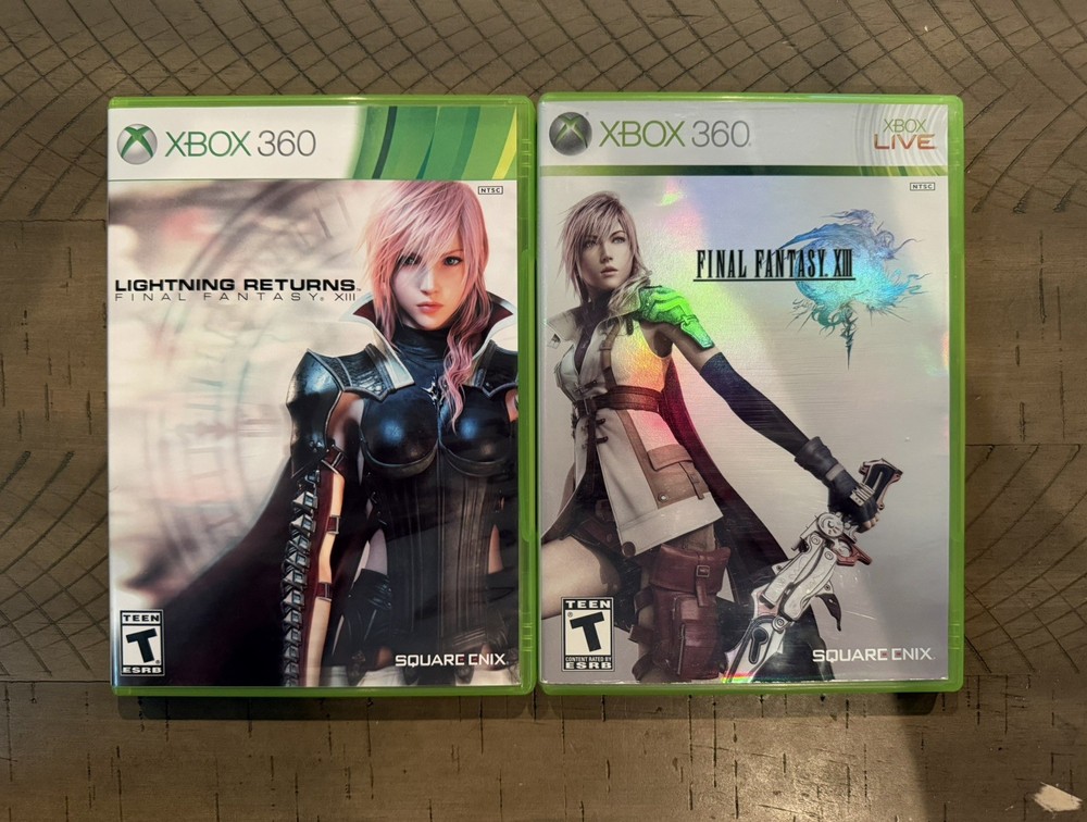 Final Fantasy XIII & Lightning Returns BUNDLE; CIB (Microsoft Xbox 360, 2014)