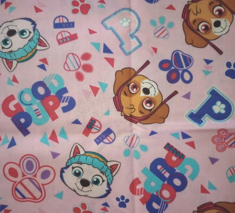 paw patrol fun fabric 12 by 10 inch 1pc
