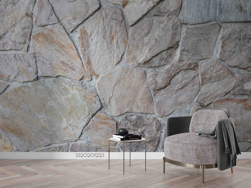 3D Stone Architecture Texture Wall Murals Wallpaper Murals Wall Sticker