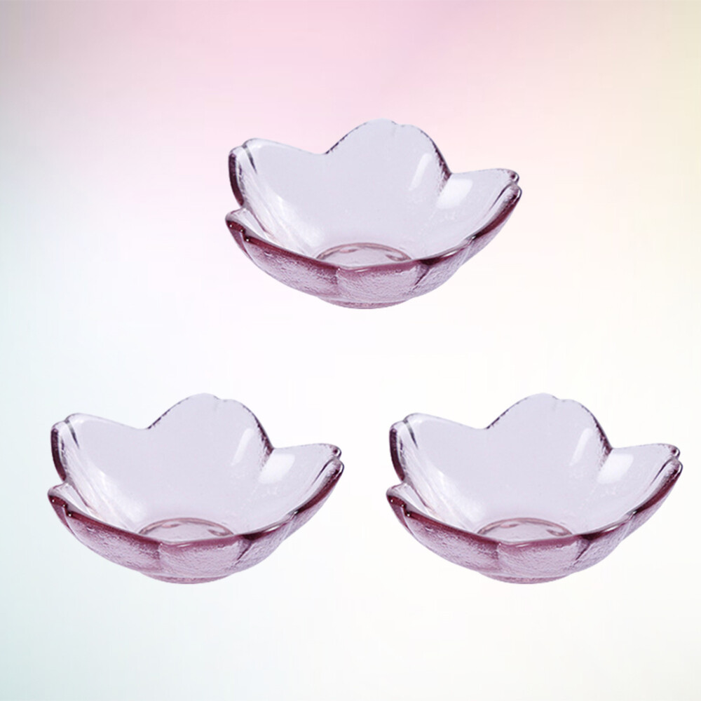 3 PCS Serving Platters Maraschino Cherries Cold Dish Household