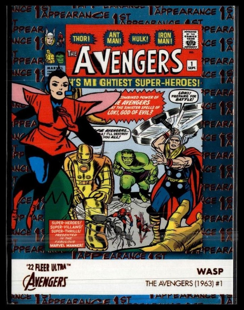 2022 Fleer Ultra Marvel Avengers #FA-3 WASP 1st Appearances Orange Foil /549