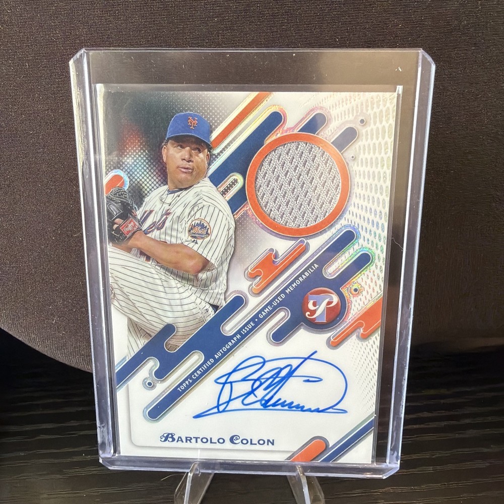 2025 Topps Pristine BARTOLO COLON Pristine Pieces Auto Relic Base #PPAR-BC