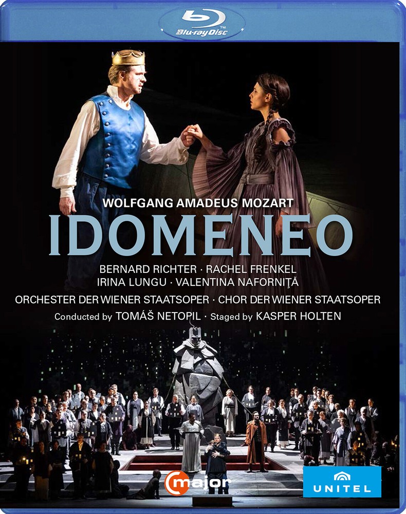 Bernard Richter, Rachel Frenkel, and Tomáš Netopil perform Mozart's Idomeneo, conducted by Wolfgang Amadeus Mozart.