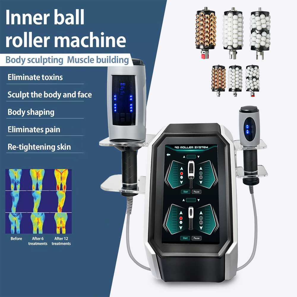 Body Slimming Inner Ball Roller Massage Lymphatic Drainage Weight Loss Machine