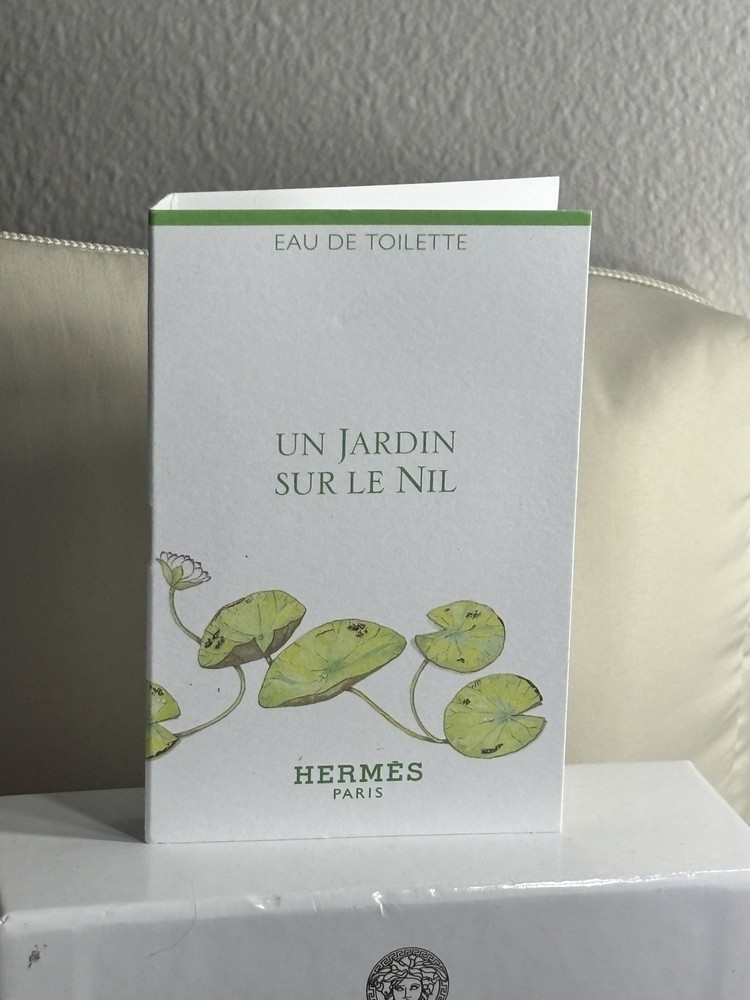 Hermes Un Jardin Sur Le Nil Sample Vial 0.06 Oz (2 ml) Eau De Toilette Spray