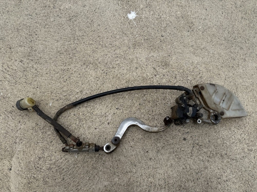 Honda CR125 CR 125 Rear Brake Master Cylinder Caliper Calliper Oem Genuine 1988