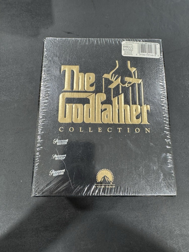 Vintage The Godfather The Complete Epic VHS Tape Set Collection Sealed