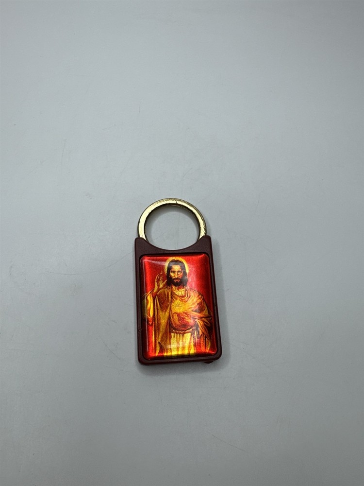 Vintage Jesus Member of the Sacred Heart League Keychain