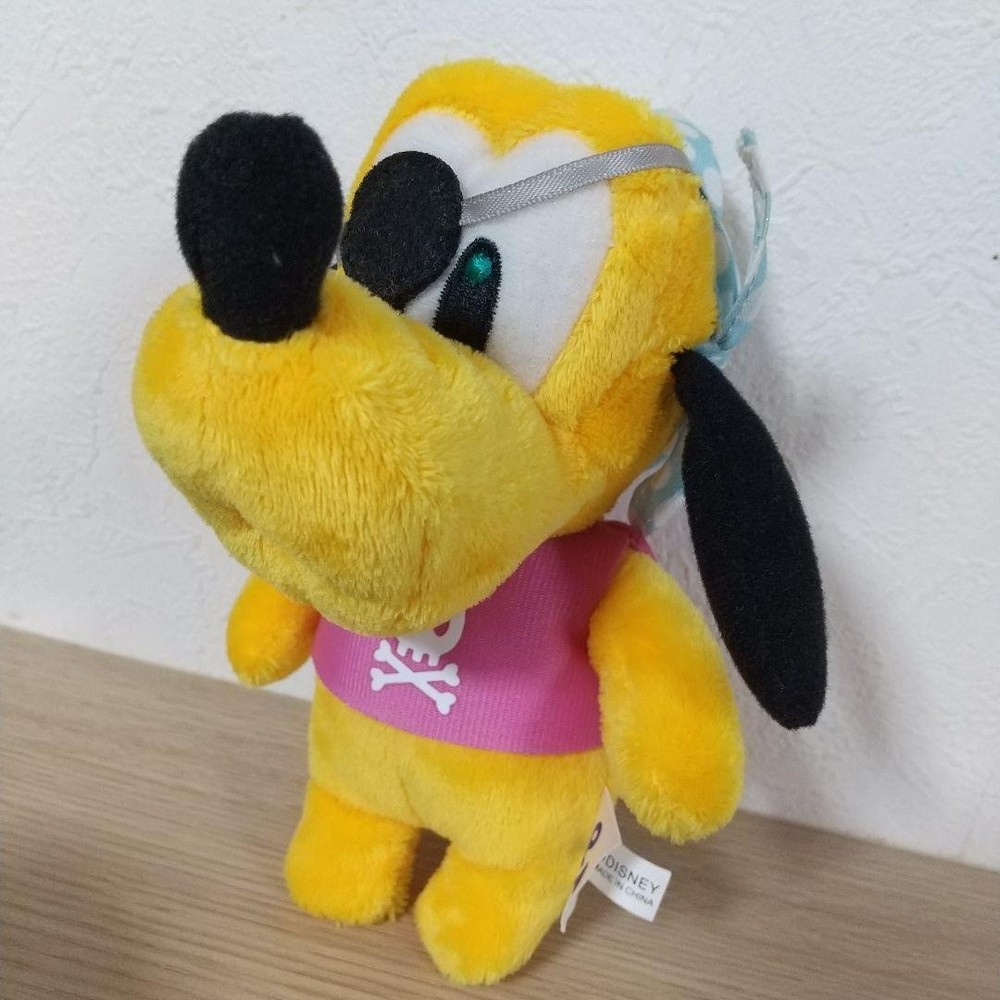 Disney Store Pluto Pirate Plush Eye Patch Disney Character Used