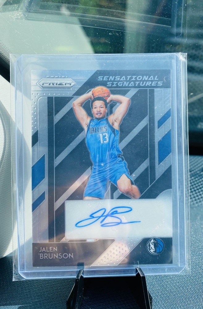 2018-19 Panini Prizm - Sensational Signatures Jalen Brunson #SS-JBR