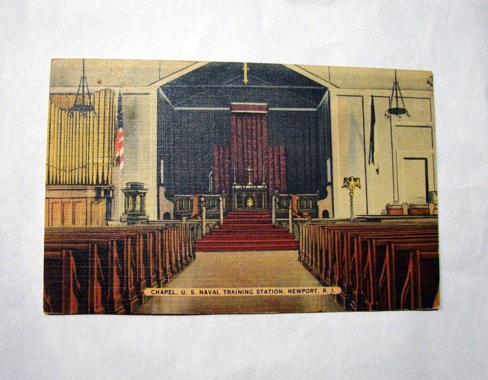Vintage Postcard Linen 