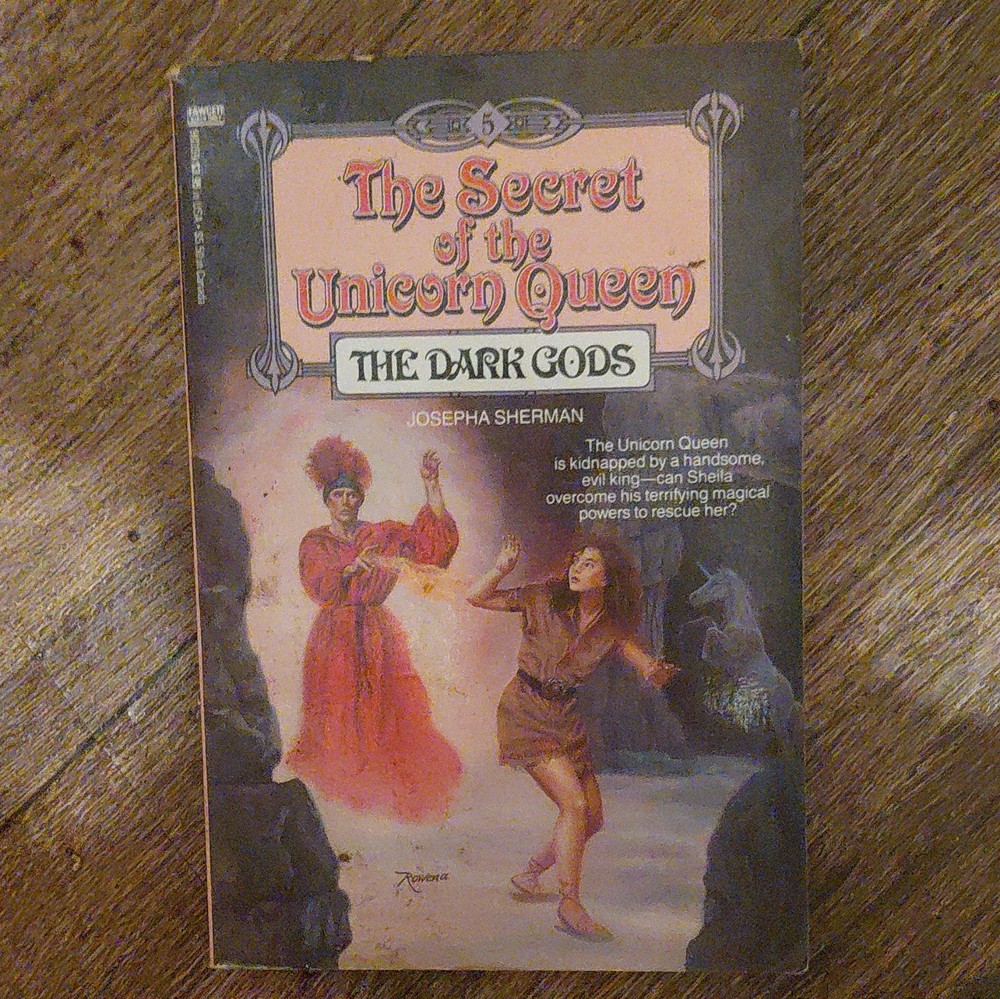 Josepha Sherman Secret of the Unicorn Queen: The Dark Gods PB YA Fantasy