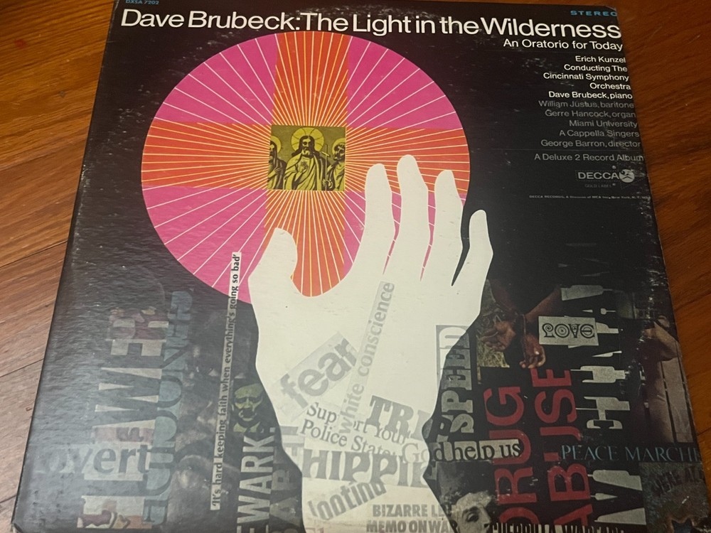 DAVE BRUBECK : The Light in the Wilderness ORIG 1968 DOUBLE LP White Label Promo