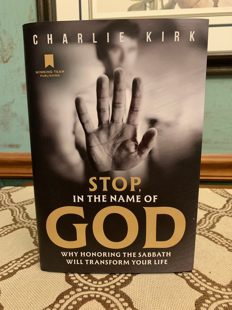 STOP, In The Name Of God by Charlie Kirk (2026, Hardcover)