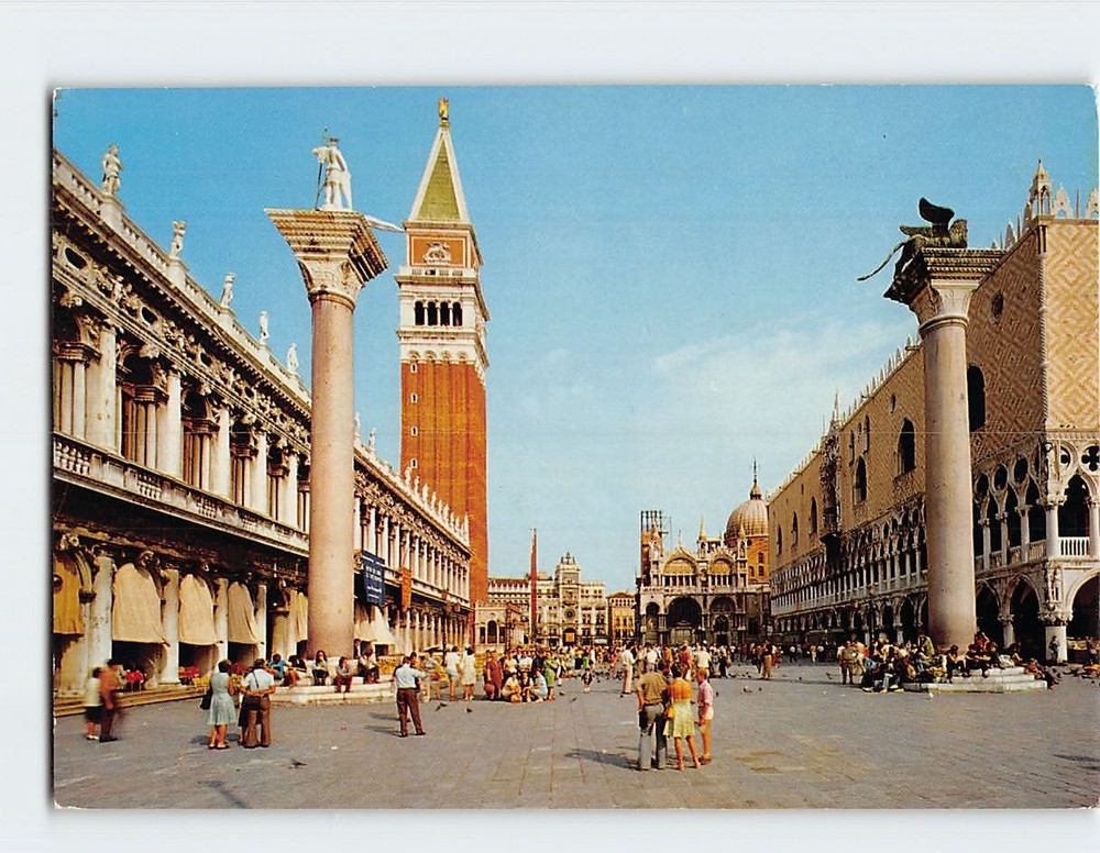 Postcard St. Mark's Square Venice Italy