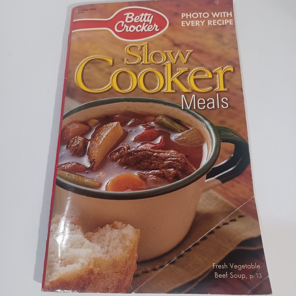 Betty Crocker Slow Cooker Cookbook Meals October 2002 #189