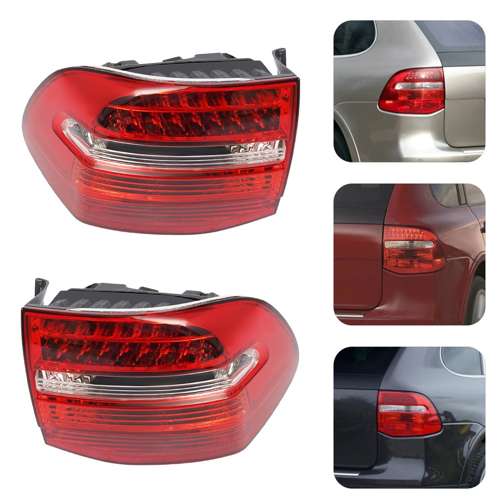 2007-2010 Porsche Cayenne LED Tail Lights Brake Lamps Pair Left & Right