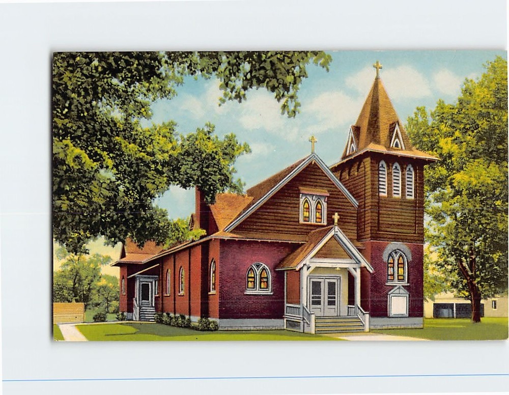 Postcard St. Margaret's Church Homer New York USA