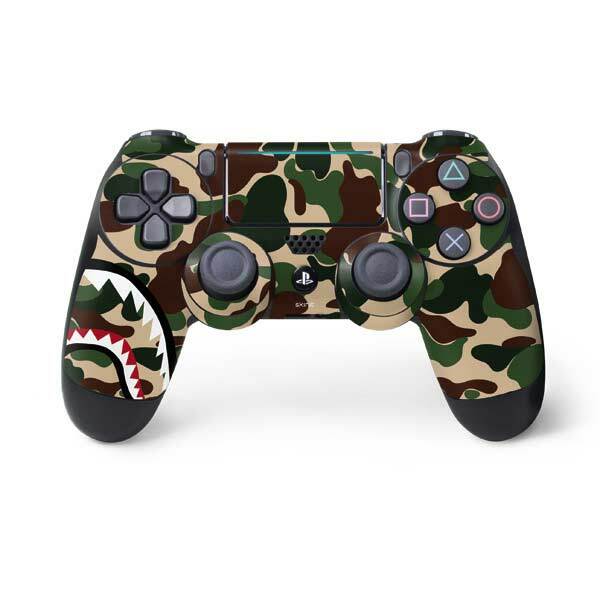 Camouflage PS4 Pro/Slim Controller Skin - Shark Teeth Street Camo