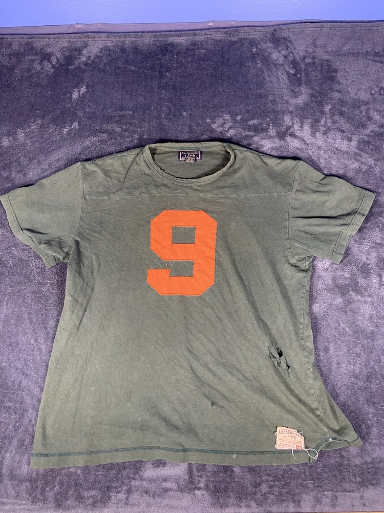 Vintage Abercrombie & Fitch Reliable Outdoor Goods T-Shirt Mens L Green Y2K 9