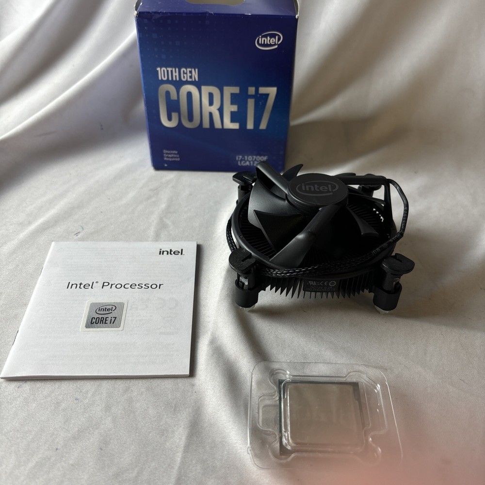 Intel Core i7-10700F Processor (4.8 GHz, 8 Cores, Socket LGA1200, Box) -...